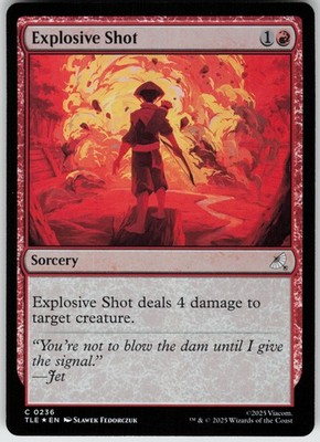 Foil Explosive Shot () 236 Avatar: The Last Airbender: Eternal-Legal C