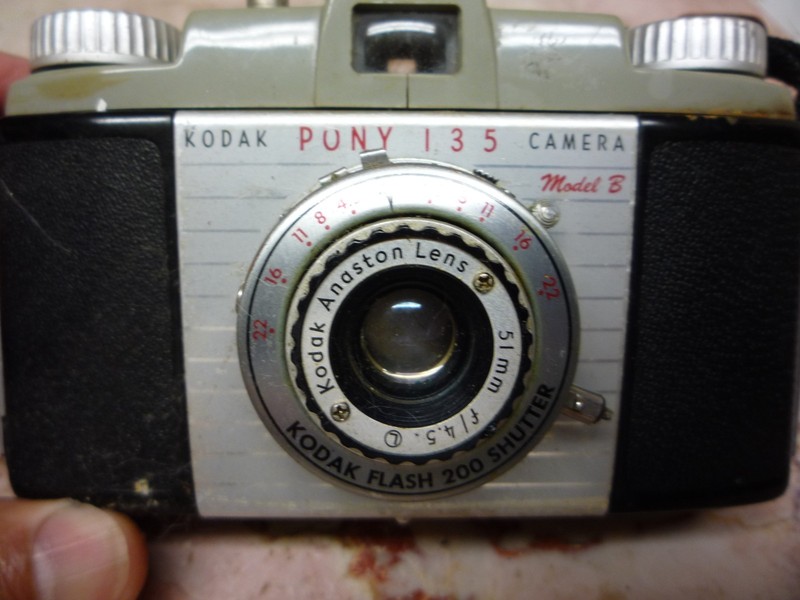 Kodak Pony 135 Model B Camera With 51mm f/4.5 Lens Vintage AS-IS V20