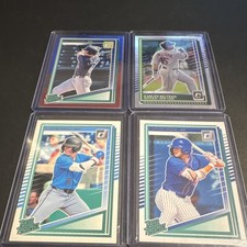 Donruss Rated Prospect Card Lot - Emerson, Beltran, Morlando, Benge - 4 Cards