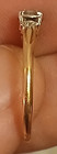 1 CARAT, 14K GOLD/1.89 GRAMS, SIZE 8 (NATURAL DIAMONDS) VINTAGE, AUTHENICATED! — photo 9
