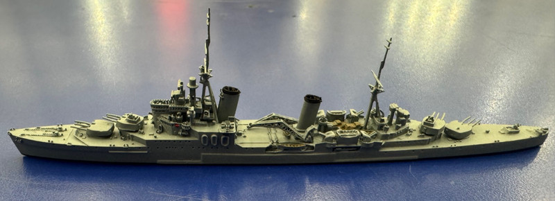 Neptun#1143 British Light Cruiser Manchester Metal Ship 1/1250 Scale Germany