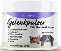 Gelenkpulver FüR Hunde & Katzen Mit GrüNlippmuschel, Msm, Kollagen Von Exvital