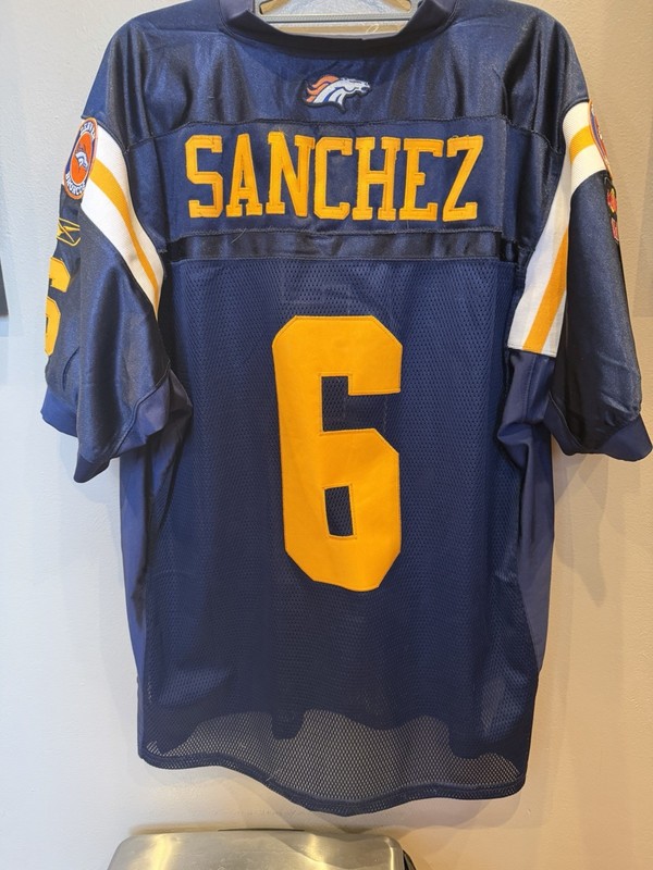 Denver Broncos Jersey Used Size 52 Mark Sanchez ￼