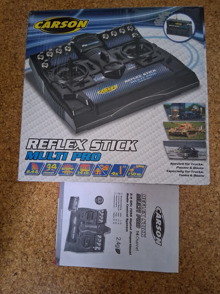 Carson Reflex Stick Multi Pro 2,4GHz, 14 Kanal mit Empfänger - Bild 2 von 3