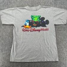Vintage Mickey Inc Walt Disney World T Shirt Gray Size L