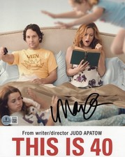 MAUDE APATOW SIGNED 'THIS IS 40' 8x10 MOVIE PHOTO ACTRESS BECKETT BAS COA