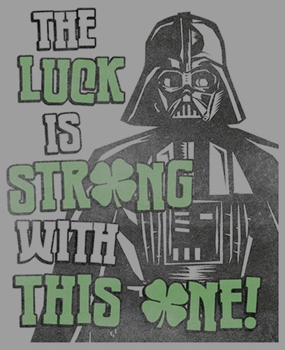 Boy's Star Wars Darth Vader St. Patrick's Day Luck Is Strong With This One Pull - Picture 2 of 4