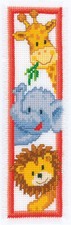 New Vervaco Cross Stitch Kit 0011278 Bookmarks Animal