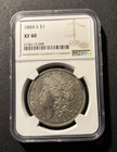1884 S MORGAN DOLLAR NGC XF40 - BETTER DATE - CERTIFIED SLAB - $1