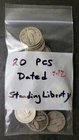 Bag of 20 25c Standing Liberty Silver Quarter Dollars with Dates