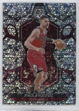 2023-24 Panini Mosaic Fast Break Silver Mosaic Prizm Nikola Vucevic #123 1a1r