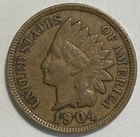 1904 Indian Head Cent Penny (env511)