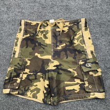 Vintage OP Ocean Pacific Swim Trunks Womens Medium 8 Camo Board Surf Shorts