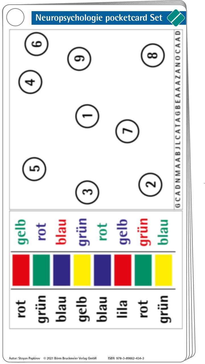 Neuropsychologie pocketcard Set Stoyan Popkirov