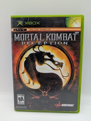 Mortal Kombat: Deception (Microsoft Xbox 2004) GOOD W/MANUAL! MAIL IT TOMORROW