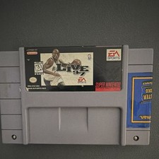 Nintendo SNES NBA Live 97 EA Sports Basketball Video Game