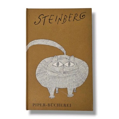 Steinberg Piper Buecherei 1959 Hardcover Book German Illustrated Drawings VTG