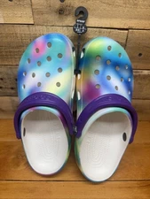 CROCS Classic Solarized CGK Tie-Dye Shoes 207587-94S Size 6 J6 Juniors Kids NWT