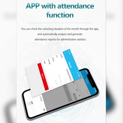 BT Lock Fingerprint Password IC Card NFC Unlock Support For TTLOCK APP CB