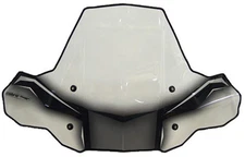 Powermadd Cobra Pro Tek Windshield - No Cut Out with Rapid Release Mount ATV/UTV