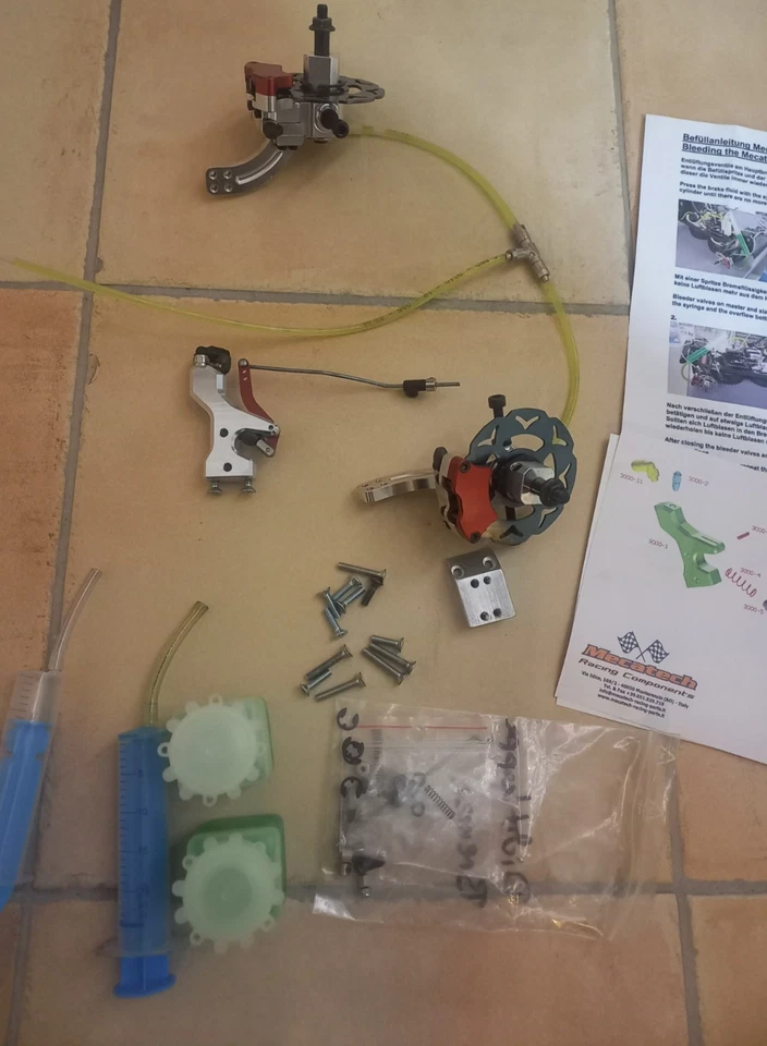 Mecatech Hydraulikbremse für Vorderachse 1/5 FG Sportsline inkl Alu Achsschenkel - Bild 2 von 4