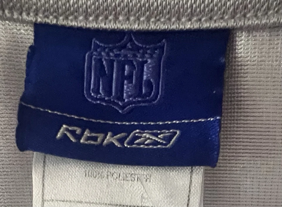 Camiseta deportiva Green Bay Packers Brett Favre #4 Reebok niñas XL blanca gris dorada NFL Foto 4 de 4