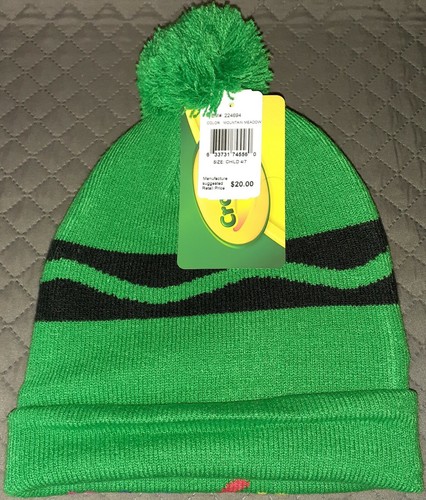 Crayola Soft Knit Beanie Hat and Gloves 2-Piece Set - Kid's One Size - Green NEW - Picture 2 of 2