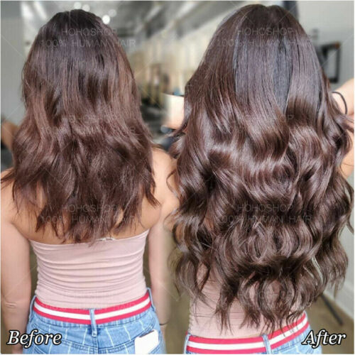 Extension Capelli Umani One Piece Clip In Remy 100% Mezza Testa Piena Balayage 100gr - Foto 22 di 43
