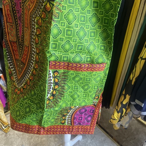 Women African Ankara Wax Print Traditional Clothing Casual Dress. 💯% cotton Top - Picture 5 of 7