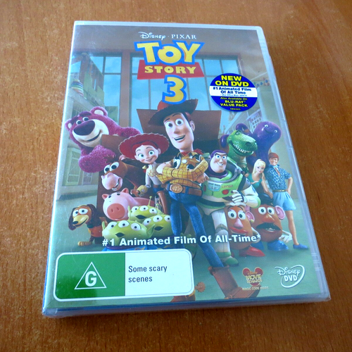 Disney Pixar : Toy Story 3 - DVD , Region 4 ( New Sealed! )