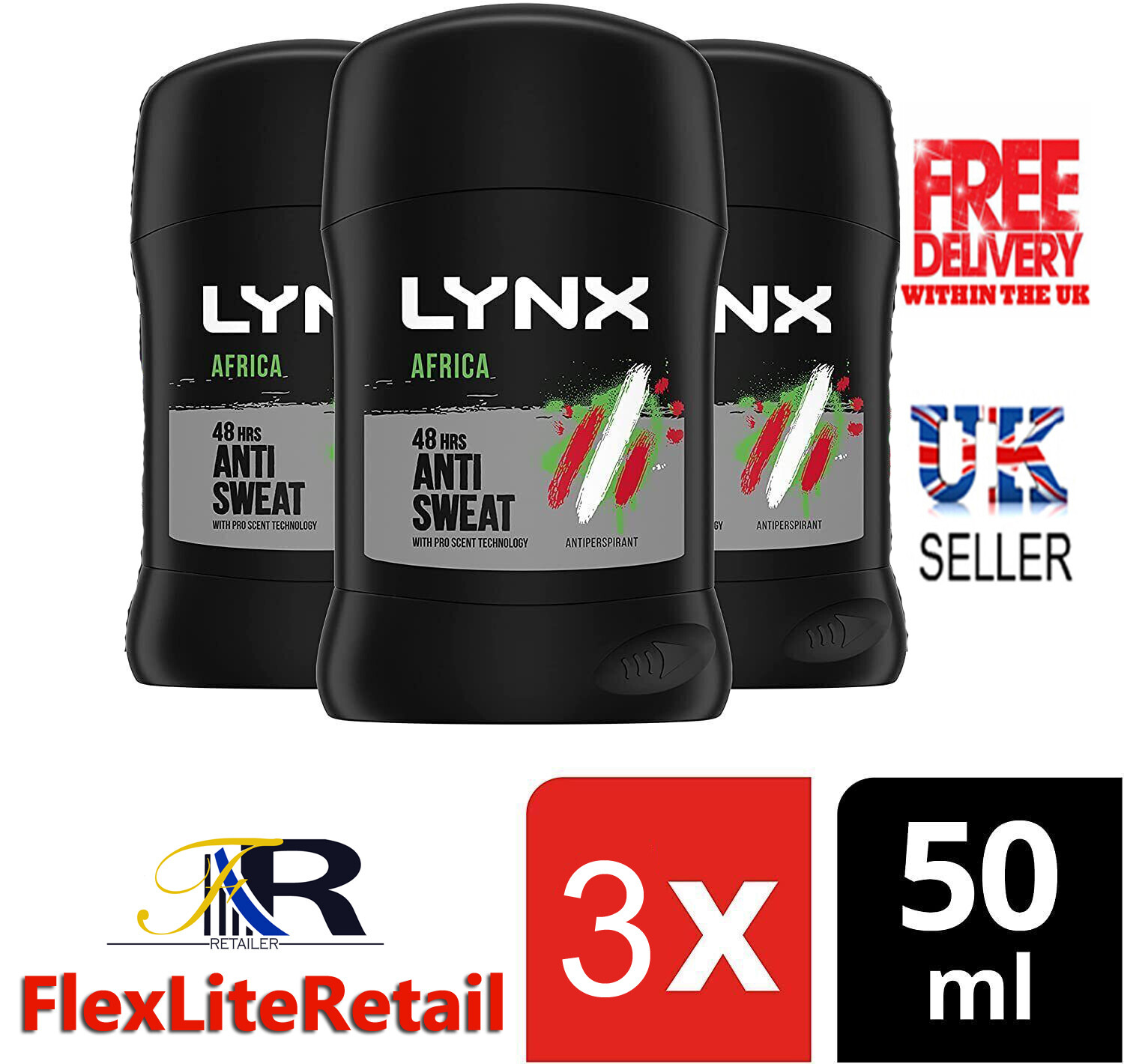 Lynx Africa Antiperspirant Deodorant Stick 50ml for sale online eBay