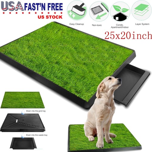 dog potty grass with tray