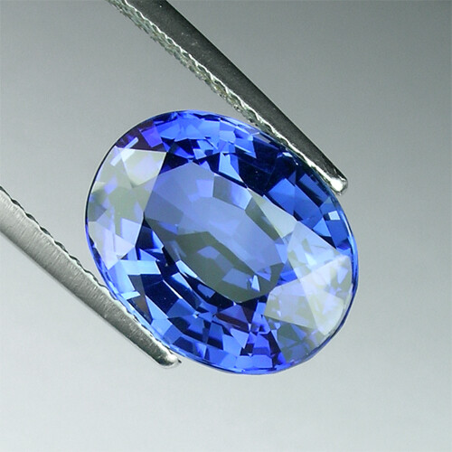 π 4.80 carats BLUE SAPPHIRE OVAL 10.7x8.7 MM. LOOSE GEMSTONE ovale saphir bleu - Picture 1 of 1