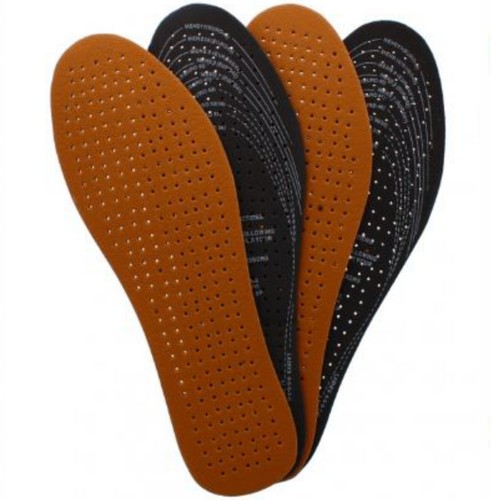 4x Shoe Insoles Insert Thermal Sports Extra Fresh Comfot Leather Men Women 3-11 - Picture 10 of 21