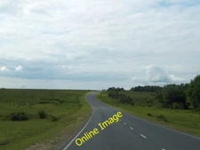 Photo 6x4 Roger Penny Way crossing Howen Bottom Fritham The road is on a  c2013