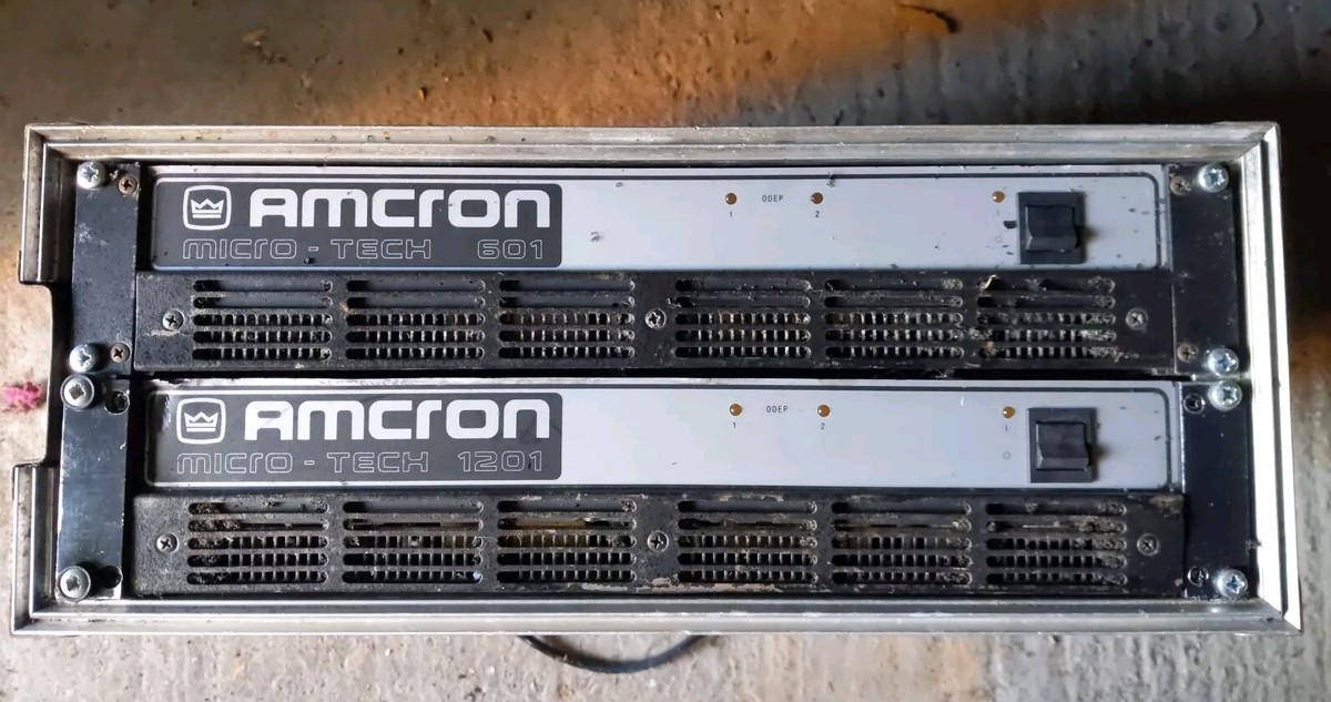 AMCRON microtech 601 アムクロン　クラウン Amcron アムクロン micro-tech 601 パワーアンプ（AMCRON