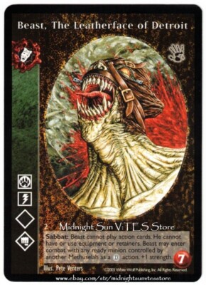 Beast, The Leatherface of Detroit Nosferatu Antitribu Black Hand V:TES VTES CCG