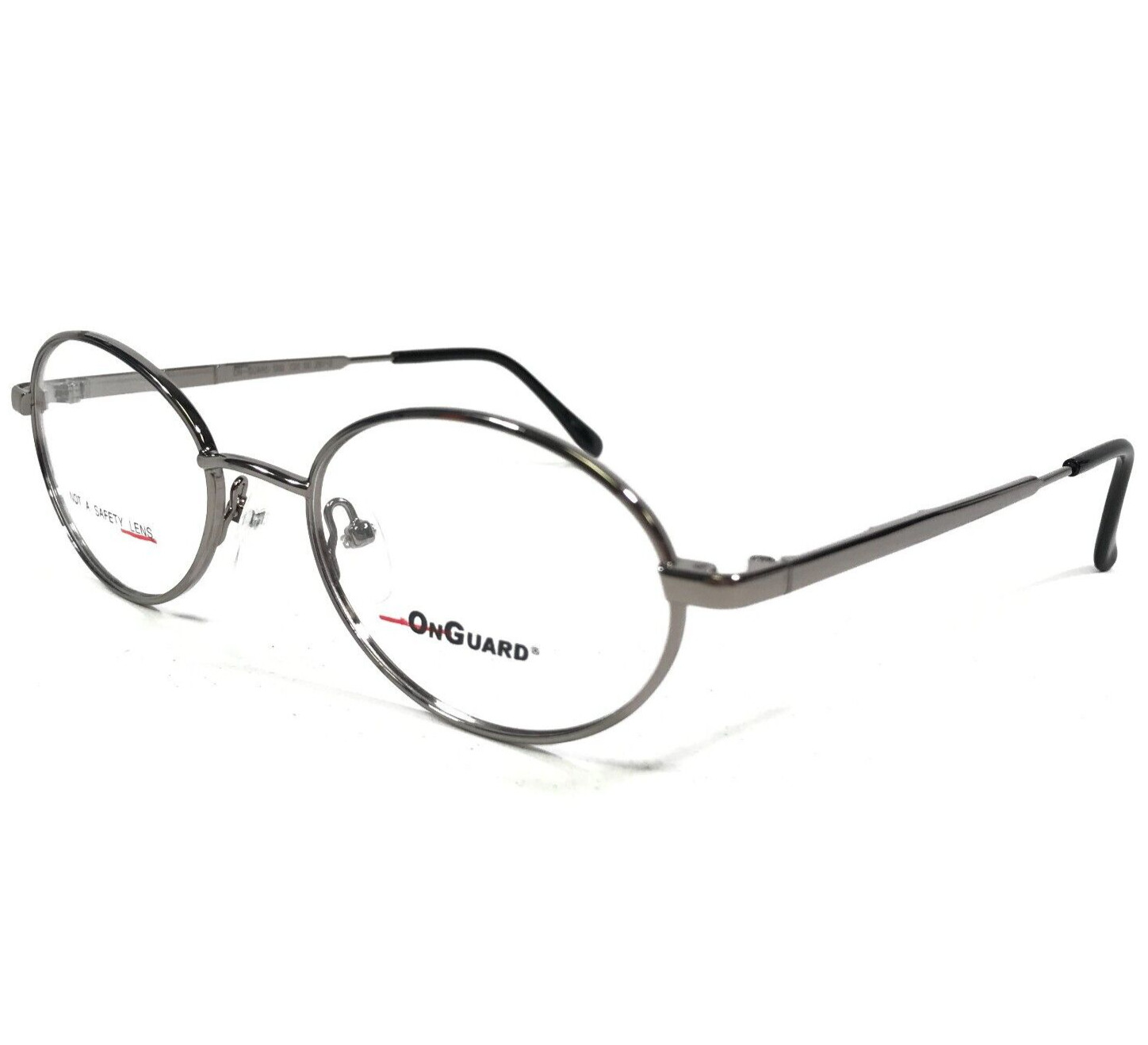OnGuard Safety Eyeglasses Frames Silver OG-092 EN166-F Z87-2 Shiny 51-19-135