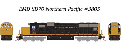 Spur N Athearn 7330 EMD SD70 Northern Pacific #3805 Diesellokomotive