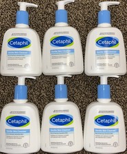  6 CETAPHIL Gentle Skin Cleanser FACE  BODY Sensitive 8oz ea FAST FREE SHIP