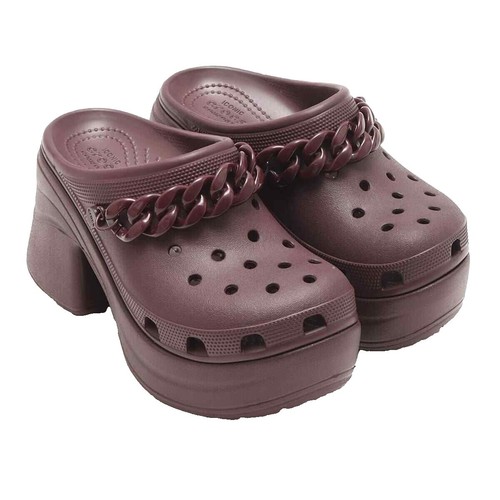 S Crocs unisex Crush High Shine Slides Plaster 209648-3VS *Many