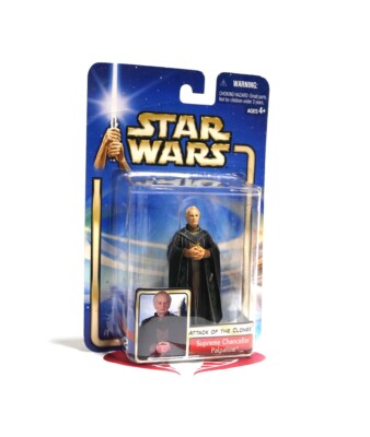 Star Wars Action Figure AOTC Supreme Chancellor Palpatine MOC