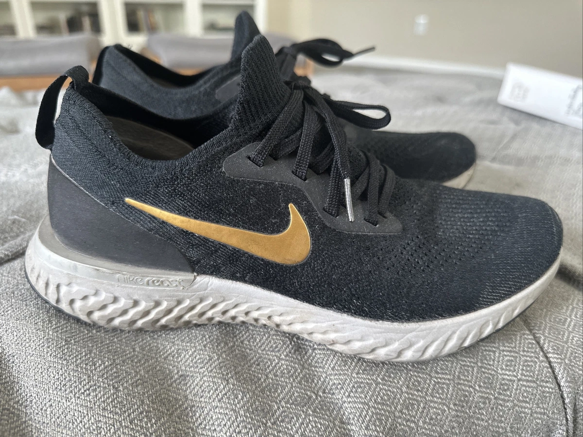 Epic react top flyknit grey gold