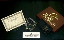 Schrade 106OT Knife & Sheath USA Greenwing Ducks Unlimited Edition W/Packaging