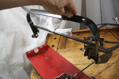 TORO Proline Commercial 21" TRACTION CONTROL assembly. 14-7709, Cables, Lever - Picture 13 of 21
