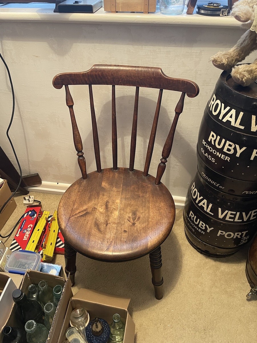 Bobbin Chair Vintage Wooden Childs Chair Old 'bobbin' Corner Chair