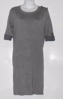 mango round neck knitted dress MNG by Ladies Knit Sweater Gray Medium (M) NWT MSRP $79.90 Knit fabric