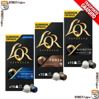 200 Capsule Caffe L'OR Espresso Variety Pack Espressi Compatibile Nespresso *