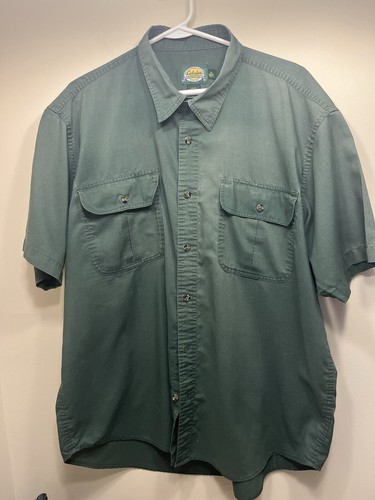 Chemise Cabelas Guidewear homme XL blanche manches courtes ventilée UPF
