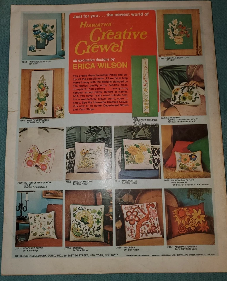 Vintage McCall's Needlework & Crafts Magazine Spring Summer 1970 Knitting Sewing - Image 2 of 2